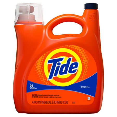 Tide Original Non-HE, Liquid Laundry Detergent, 150 Fl Oz 96
