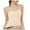 Beige, variant on AherBiu Womens Tank Tops with Built in Bra Cropped Camisole Shirt Spaghetti Strap Stretch Comfy Undershirts
