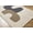 Ivory, Charcoal, Taupe / Terah, variant on Hauteloom Byron Wool Living Room, Bedroom Area Rug - Contemporary - Moss, Jet Black, Prairie Dust - 5' x 7'6"