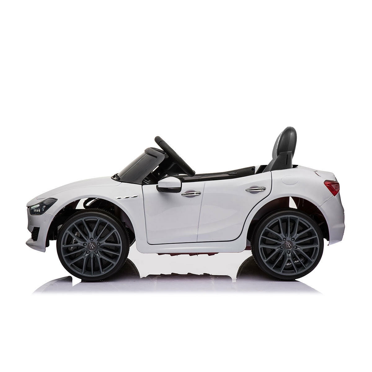 Lowestbest 42" 12V Kids Battery Powered Car, Ride On Car Truck w/ Parent Control, 2 Speeds, White Lowestbest 42" 12V Kids Battery Powered Car, Ride On Car Truck w/ Parent Control, 2 Speeds, White