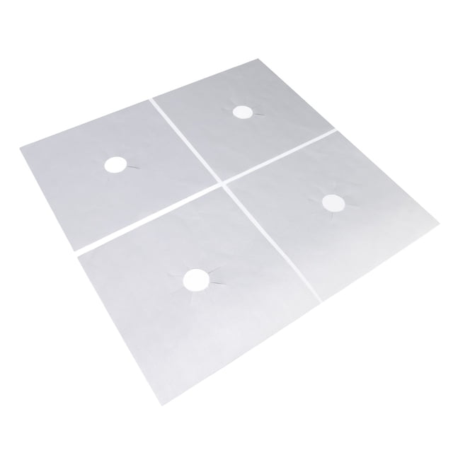 Cubierta para estufa de gas, cubierta para quemador de estufa de 4 piezas, cubierta para quemador de estufa, almohadilla para estufa de gas, elegante y moderna Jadeshay A