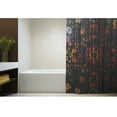thumbnail image 4 of Vintage floral print waterproof shower curtain and window treatments with 12 hooks., 4 of 10