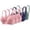 Pink, variant on 5 Pack Women Floral Lace Underwire Bra, Adjustable Straps Breathable Support Daily Bras