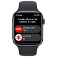 thumbnail image 3 of Apple Watch Series 8 (GPS) 45mm Midnight Aluminum Case with Midnight Sport Band - Medium/Large - Refurbished (Good), 3 of 4