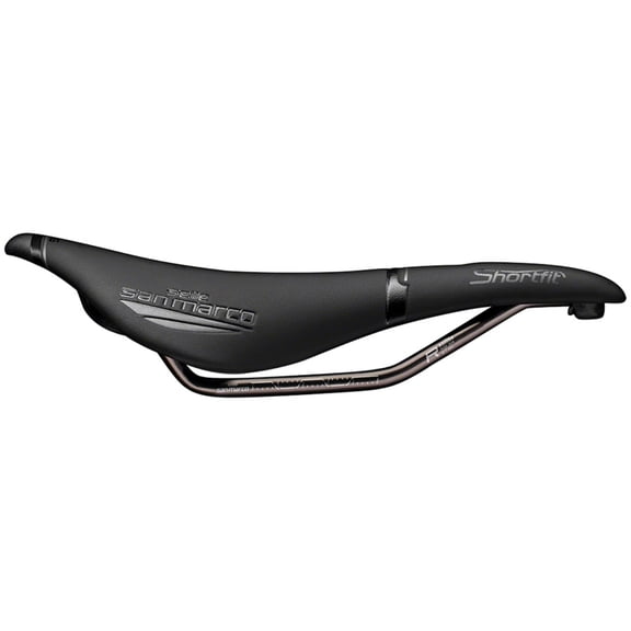 Selle San Marco Shortfit Open-Fit Racing Saddle - Manganese, Black, Men's, Narrow