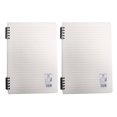 thumbnail image 1 of Shisuyan 2Pcs Reinforced Loose Leaf Paper White Paper Scheduling Simple Design for Friends, 1 of 8