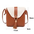 thumbnail image 2 of Fashion tassel bag girl's simple travel bag large capacity bag, 2 of 5