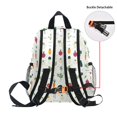 thumbnail image 5 of FORMRS School Backpack with Front Zippered Pocket 12" Elementary Student Travel Daypack, Beige Vegetables Pattern, 5 of 6