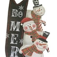 thumbnail image 3 of Christmas Arrow Wall Decor Wood Snowman Christmas Merry M2640, 3 of 3