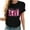 Black #1, variant on Fartey Breast Cancer Awareness Shirts for Women Inspirational Short Sleeve Tops Soft Comfy Crew Neck Tshirts Pink Ribbon Graphic Tees Black L
