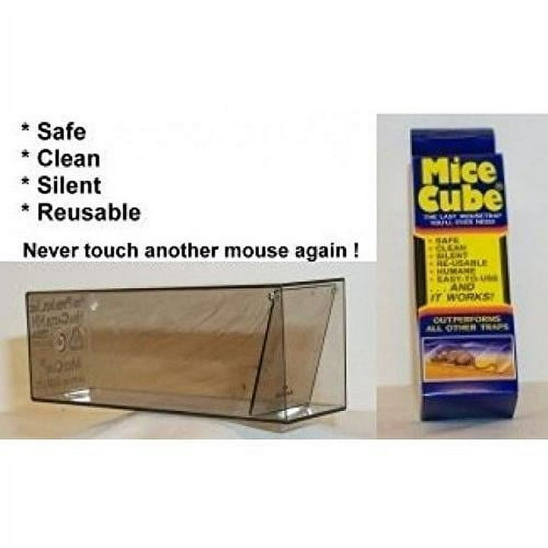 Utopia Home Humane Mouse Traps Indoor for Home (Pack of 2) - Brown Reusable Mice Traps for House Indoor - Pet Safe Mouse Trap Easy to Set, Quick