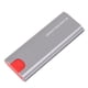 thumbnail image 3 of M Buder Carcasa Gabinete para Disco Duro Externo M.2 PCIe NVMe SSD Enclosure Adaptador Alta Velocidad 10Gbps Tipo C Aleación Aluminio (13 cm / 5.1 in) Gris Oscuro, 3 of 9