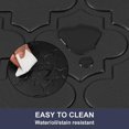 thumbnail image 4 of MeyJey Kitchen Rug, Anti Fatigue Kitchen Mat, Non Skid Waterproof Floor Mat, Thick Cushioned Runner Rug, 20"x30", Black, 4 of 6