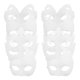 thumbnail image 1 of KAKOWELY 10 máscaras DIY, máscaras de mascarada, máscaras de papel de grafiti, máscaras de disfraces para fiestas, suministros para fiestas, 1 of 4