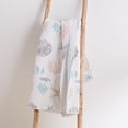 thumbnail image 3 of Levtex - Blue Sea - Quilted Throw - 50x60in. - Coastal - Coral, Teal, Blue, Grey, White - Reversible Pattern - Cotton Fabric, 3 of 4