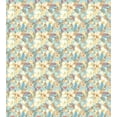 thumbnail image 3 of Shabby Flora Duvet Cover Set, Vintage Garden Spring Season Seamless Image Flowers Leaves Image, Decorative 3 Piece Bedding Set with 2 Pillow Shams, King Size, Pale Blue Purple White, by Ambesonne, 3 of 3