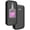 Black, variant on Case for Alcatel MyFlip-2 Phone, Nakedcellphone Protective Snap-On Hard Shell Cover [Grid Texture] for A406DL Flip Phone (Year 2020) - USA Flag Design