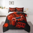 thumbnail image 1 of Erosebridal Red Gamer Bedding Twin Comforter Set,Gamepad Gaming Down Comforter,Video Game Decor,Reversible,Lightweight,2-Piece, 1 of 8