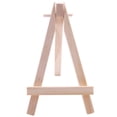 thumbnail image 3 of 12 Pack 5 Inch Mini Wood Display Easel Natural Wooden Tripod Holder Stand for Displaying Small Canvases and Photos, 3 of 8