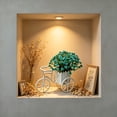 thumbnail image 6 of Japceit Mini Bicycle Planter With Artificial Flowers, Vintage Bike Floral Arrangement, Desktop Decoration Ornament, Cute Home Accent, 6 of 6
