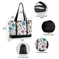thumbnail image 2 of FORMRS Laptop Tote Bag for Women with 15.6" Computer Compartments Handbag, White Stars, 2 of 7