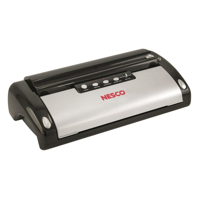 Nesco VS-02 Vacuum Sealer Value Pack with 4- 11 inch x 20' Rolls (Holiday discount)