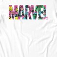 thumbnail image 3 of Marvel Comics Retro Heroes Logo Mens T-Shirt (White, S-XXXL), 3 of 4