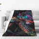 thumbnail image 1 of Fotbe Colorful Plant Turtle A Manta de Franela Acolchonada con Estampado, Súper Suave y Esponjosa, Extra Grande para Sofá, Cama, Uso Todo el Año-80"x60", 1 of 7