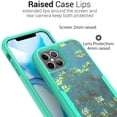 thumbnail image 5 of CoverON Apple iPhone 12 Pro Max Case (6.7"), Military Grade Heavy Duty Full Body Tri-Layer Rugged Cover, Almond Blossom, 5 of 7
