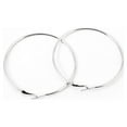 thumbnail image 4 of 1 Pair Hoop Earrings Women Jewelry Exquisite Simple Style Round Ear Pendants Ears Drops Fashion Accessory Ears Decors for Decor Silver 7cm, 4 of 8