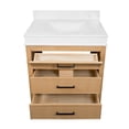 thumbnail image 2 of Kensington 30" Bathroom Vanity with Blonde Cabinet and Engineered Marble Countertop, 2 of 6