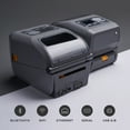thumbnail image 2 of Zebra ZD620t Thermal Transfer Desktop Printer with LCD screen Print Width 4 in Wifi Bluetooth Ethernet Serial USB, 2 of 3