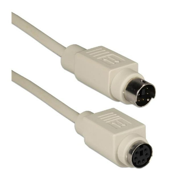 6 ft. PS & 2 Male to Female Keyboard & Mouse Extension Cable Walmart