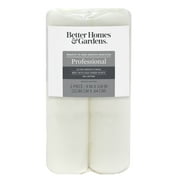 Better Homes & Gardens 9"x3/8" White Woven Polyester Roller Covers-2pk