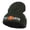 Olive, variant on Halloween Monster Embroidered Long Beanie - Dk Grey OSFM