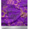 thumbnail image 1 of Soimoi Cotton Duck Fabric Leaves & Palm Fruits Printed Craft Fabric by the Yard 56 Inch Wide, 1 of 1