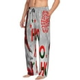 thumbnail image 2 of Junzan Men'S Pajama Pants Cute Santa Sleepwear Pants Pj Bottoms Drawstring And Pockets, 2 of 9