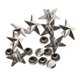 thumbnail image 3 of 20x Remaches de Estrella de Metal Sunnimix Clavos para Bolsa Zapatos Cuero Dorado 13 mm plata, 3 of 8