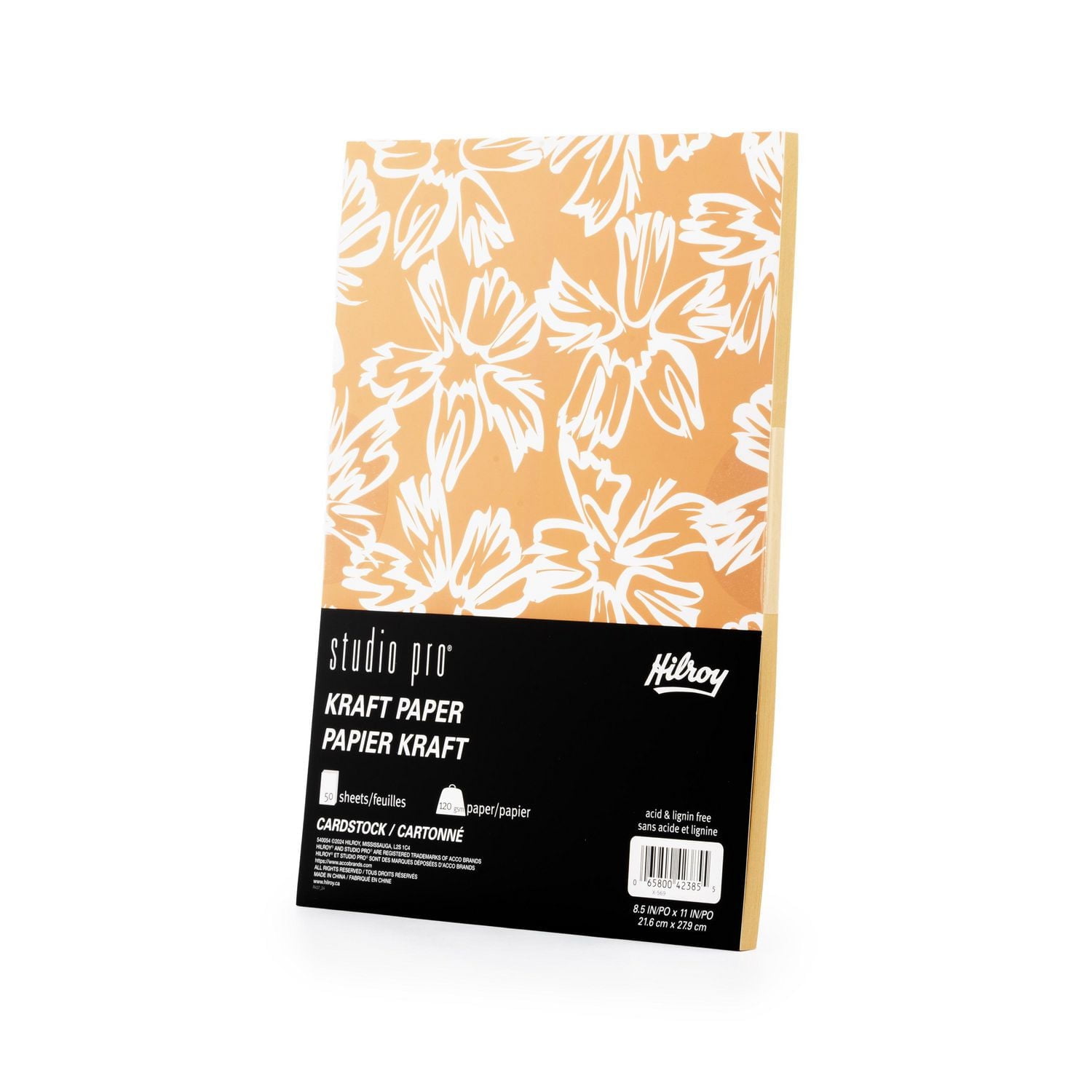 Papier cartonné kraft Hilroy® Studio Pro® 8,5 x 11, 50 un Papier cartonné