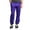 Purple, variant on Men's Elastic Cuff Fleece Sweatpants - HILLSP - Purple - 5X-Large - GG1H