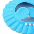 thumbnail image 3 of Ear Protection Child Kids Adjustable Waterproof Portable Baby Shower Caps Wash Hair Shield Bath Visor Shampoo Hat BLUE 2, 3 of 8