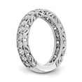 thumbnail image 6 of Solid 14K White Gold Diamond Wedding Band Ring Size 6 (1.25 cttw.), 6 of 7