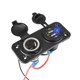 thumbnail image 1 of Colorful Dispositivo de carga marino para RV, cargador USB Qc3.0 para teléfono, 12-24v, encendedor de cigarrillos, 1 of 5