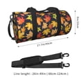 thumbnail image 2 of Balery Colorful Maple Leaves Bolsa de Gimnasio para Mujeres y Hombres, Bolsa de Viaje Impermeable, Bolsa de Fin de Semana con Compartimento para Zapatos y Bolsillo Húmedo, 2 of 6