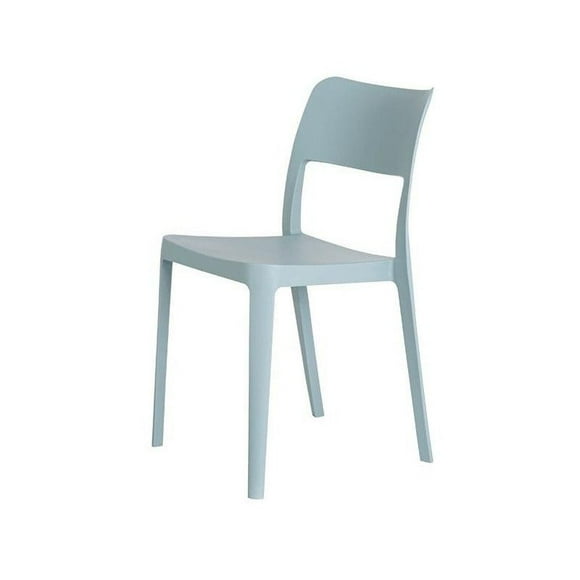 Lagoon Silla de Comedor Minimalista para Interior y Exterior con Protección UV, Modelo La Vie