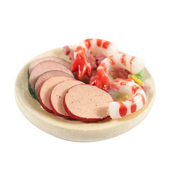 frozen food-accessories-1:12 scale Dolls House Miniature prawn ring box 