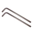 thumbnail image 1 of Unique Bargains T55 Anti Tamper Proof Torx Star Key Bit Wrench, L-Shape 9.45-inch Long Arm, S2 Steel 2 Pack, 1 of 5