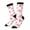 3 Black, variant on Pink Hearts Print Adult Socks for Men & Women,Calf Socks, Ankle Socks,Boots Socks,Breathable Casual Sock,Unisex Crew Socks