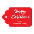 thumbnail image 1 of 100 PCS Custom Made Hang Paper Tags Personalized Celebrating Merry Christmas Gift Tags, 1 of 1