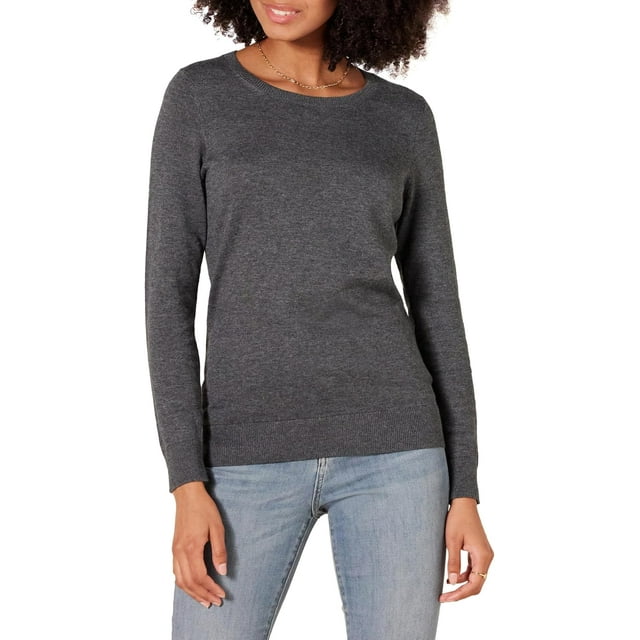 walmart Essentials Womens Lightweight Crewneck Sweater
